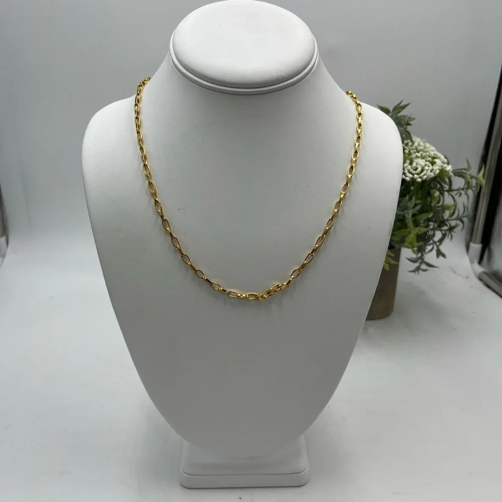 Tory Burch Gold Plated‎ Long layering Chain Necklace